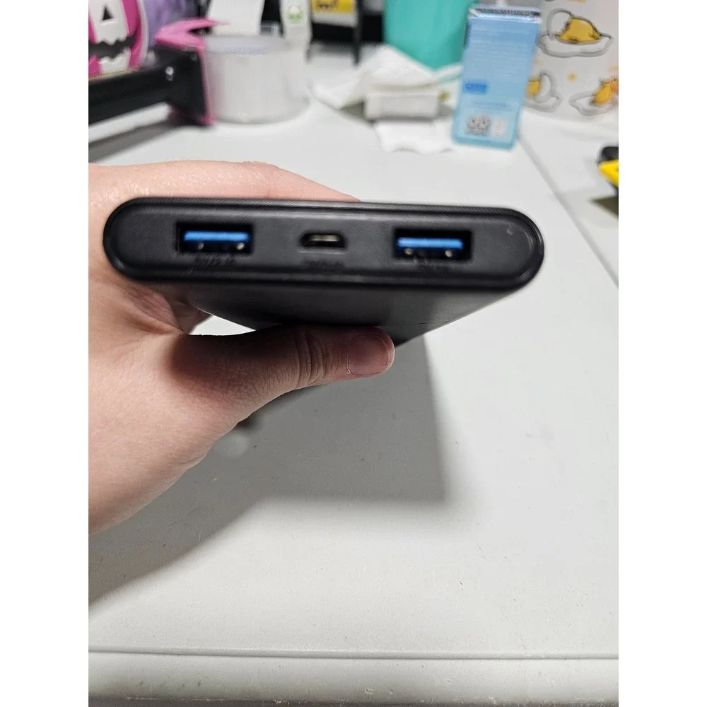 HX120S2 Black Portable charger 20000mAh Power Bank Ultra Slim Fast Charging